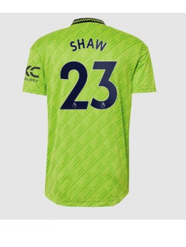 Manchester United Luke Shaw #23 Ausweichtrikot 2022-23 Kurzarm